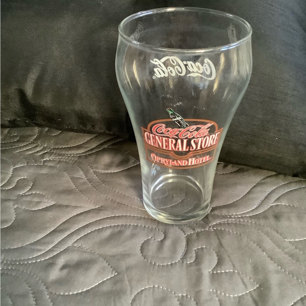Coco Cola General Store, Opryland Hotel 16 ounce glass, 6 1/2” Tall